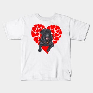 Labrador Queen of Hearts! Especially for Labrador Retriever owners! Kids T-Shirt